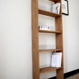 Solid wood bookcase shelf