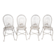 Chaises de jardin ajourées style John salterini