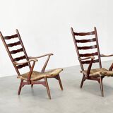 Rare set of Dester gelderland lounge chairs