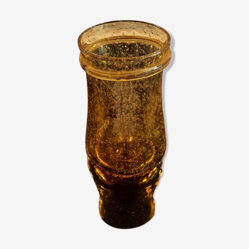 Vase en verre bullé verrerie de biot