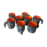 Set of 8 cups Vallauris