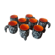 Set of 8 cups Vallauris