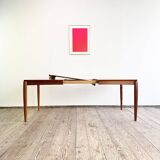 Mid-Century Modern Danish Dining Table in Teak by H.W. Klein for Bramin, Extendable, 1960