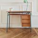 Renovated vintage children's desk, Scandinavian style, 1950s-60s.