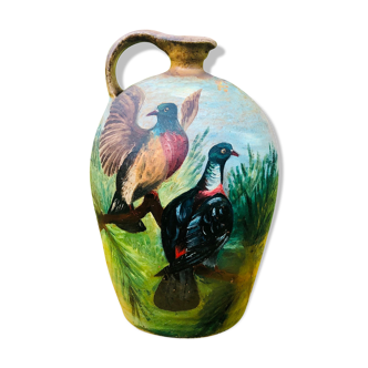 Terracotta painted jar