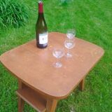Scandinavian style magazine rack table