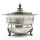 Eclectic caviar server, silver-plated brass, Henneberg Brothers, Poland, 19th century