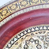 Vide poche en bois marqueterie de nacre