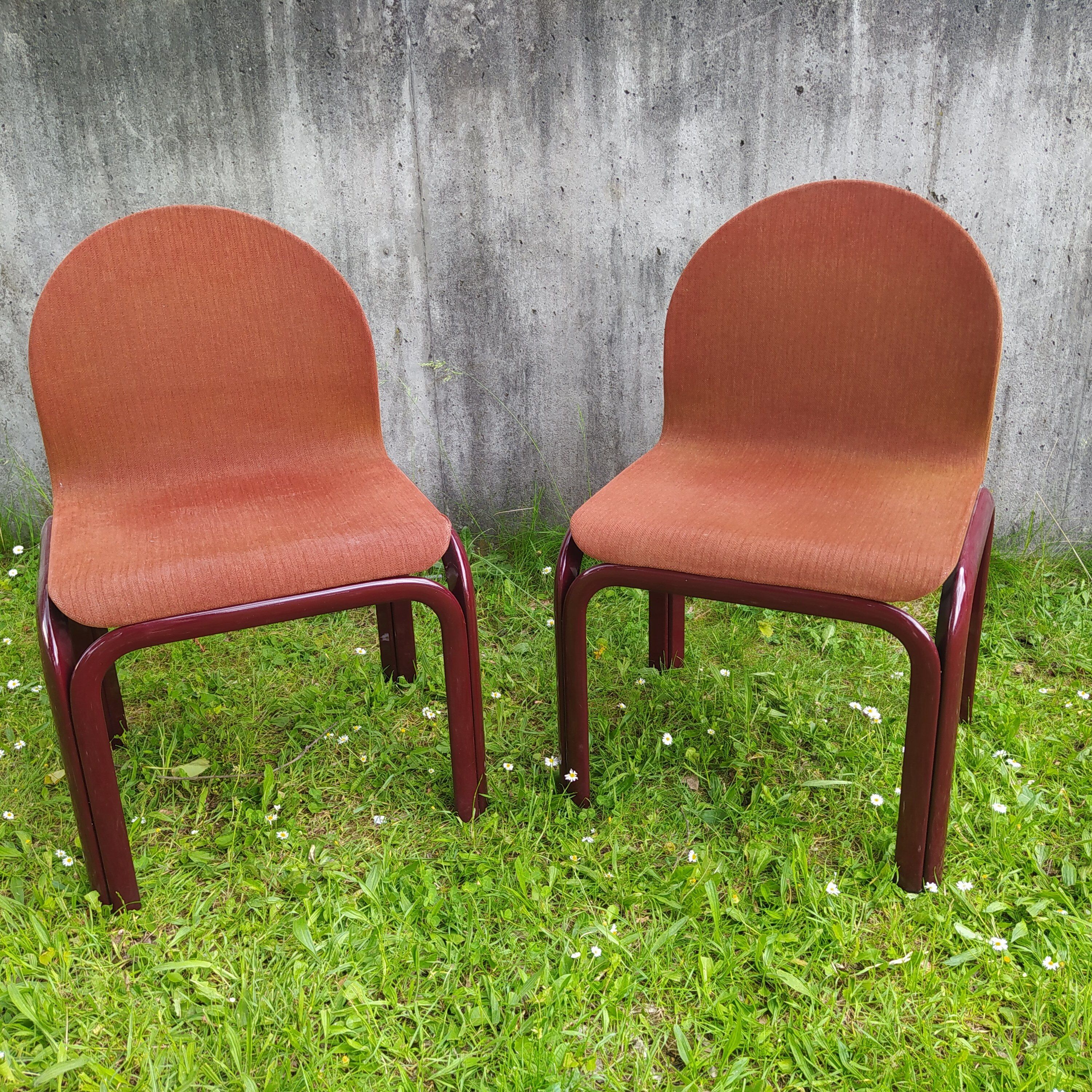 Paire de chaises Gae Aulenti pour Knoll-international