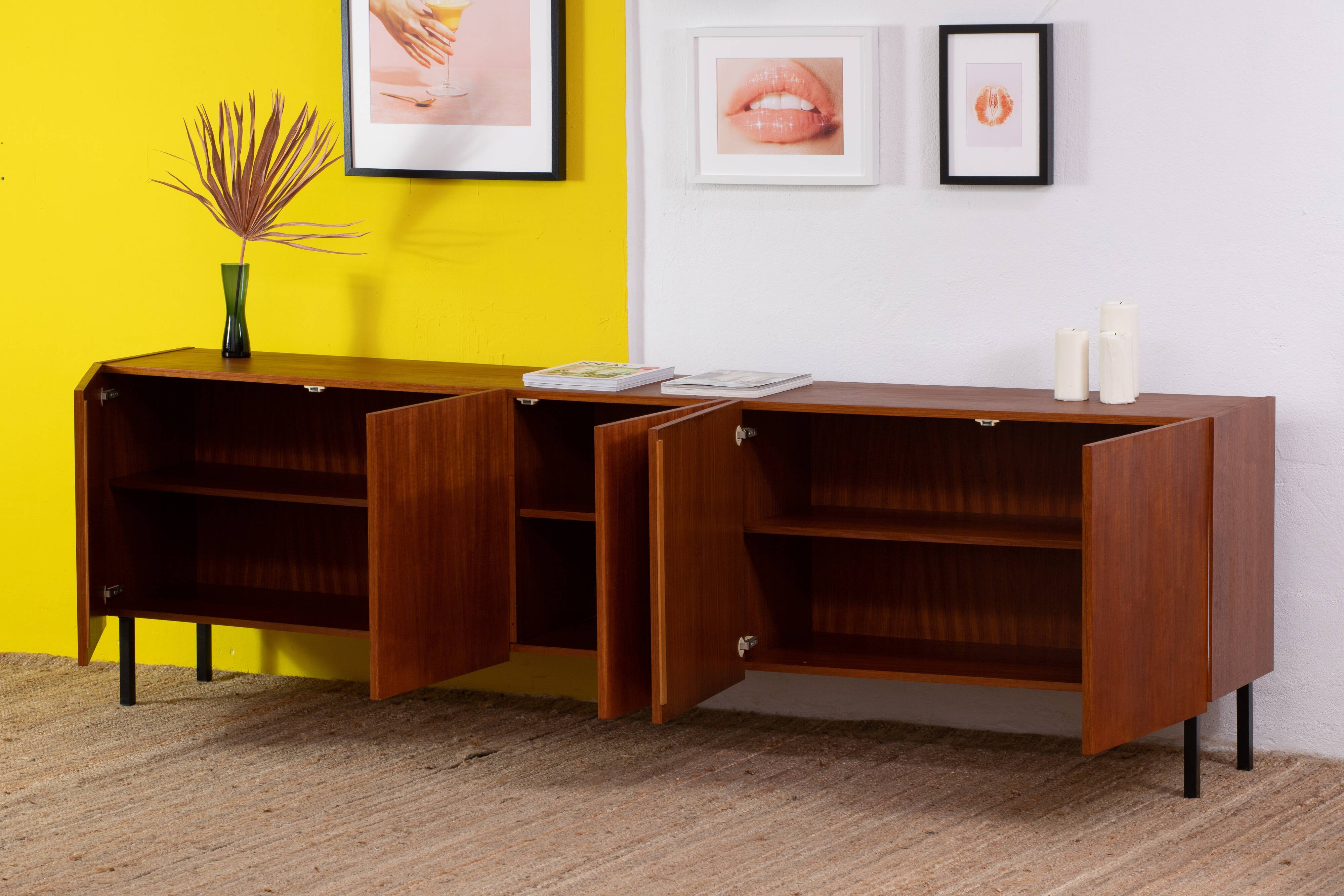 Vintage Scandinavian sideboard - 250 cm