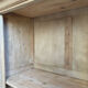 Vitrine vaisselier buffet chêne massif rénovée