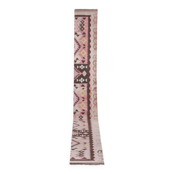 Tapis de couloir turc vintage