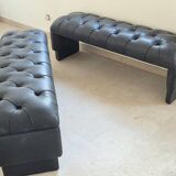Leather benches