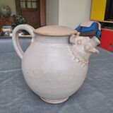 Cruche en terre cuite émaillée