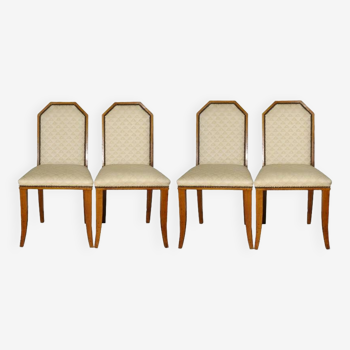 Set of 4 Art Nouveau chairs