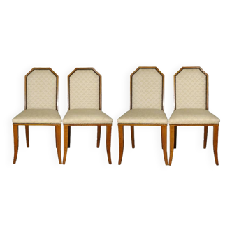 Lot de 4 chaises Art Nouveau