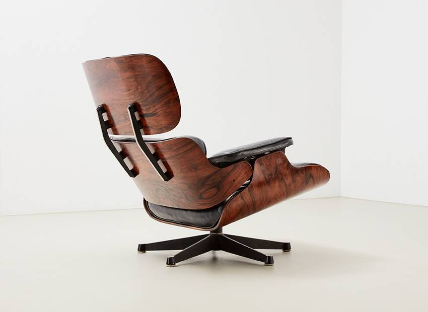 Charles & Ray Eames Lounge Chair Model 670 for ICF Italy 1960s/70s