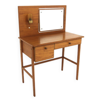Coiffeuse scandinave en teck, Suède, 1960