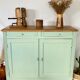 Green Parisian buffet mint