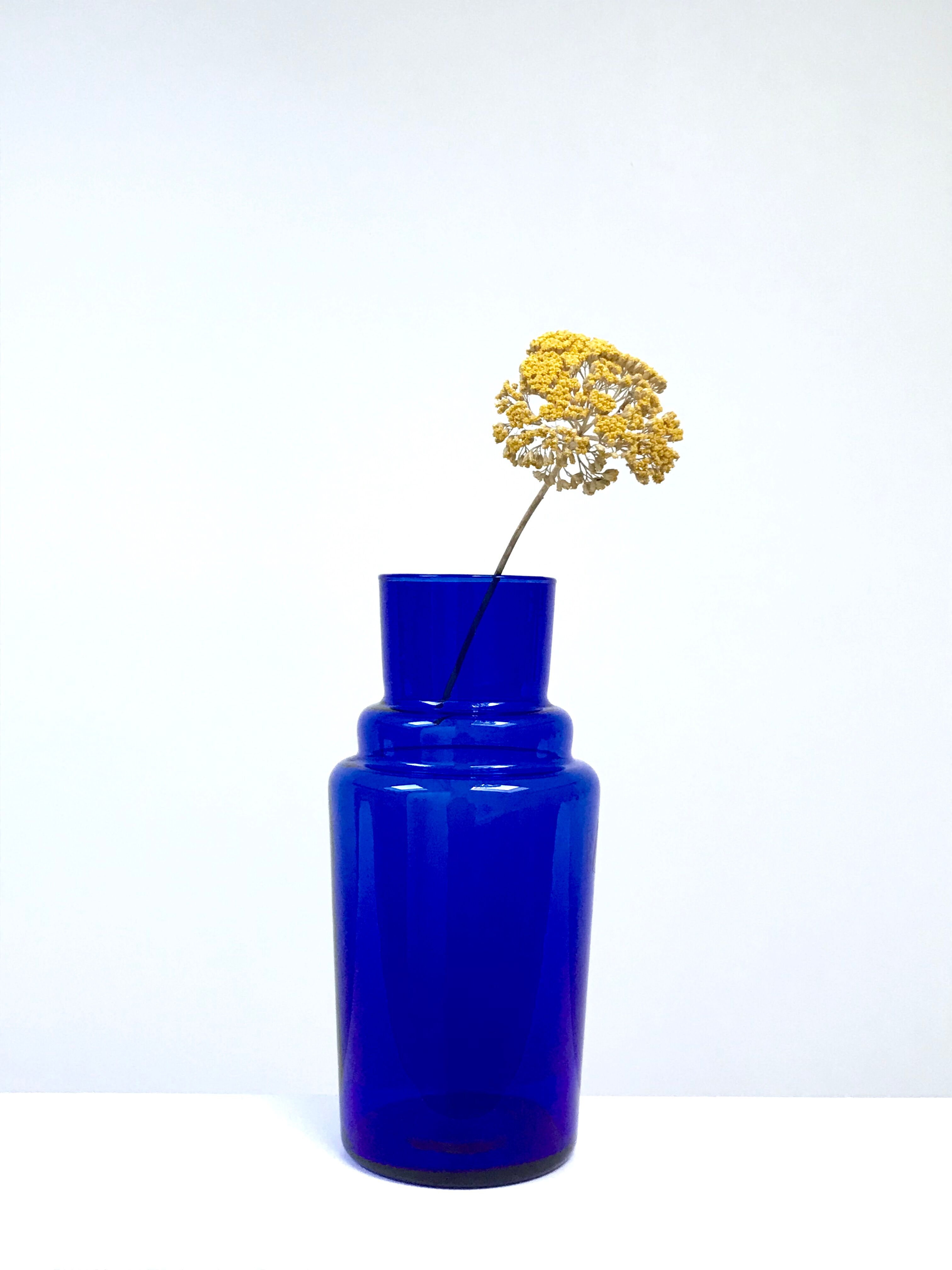 Blue vase Vetreria Etrusca, Italy