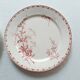 Lot of 2 Antique Plates Sarreguemines Model Carmen Red (Li)