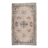 Tapis oriental vintage doux rouge et marron 158x260 cm SK 240826