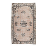 Soft Red & Brown Oriental Vintage Rug 158x260Cm SK 240826