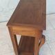 Walnut console restoration