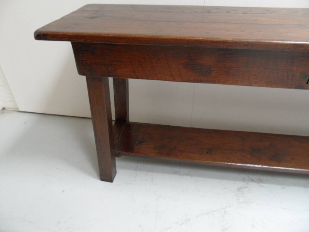 Table de travail en chêne ancien