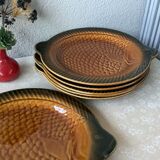 Sarreguemines fish plates