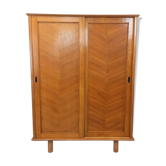 Armoire en bois de chêne, années 60