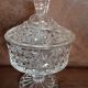 Sweet jar or glass sugar bowl