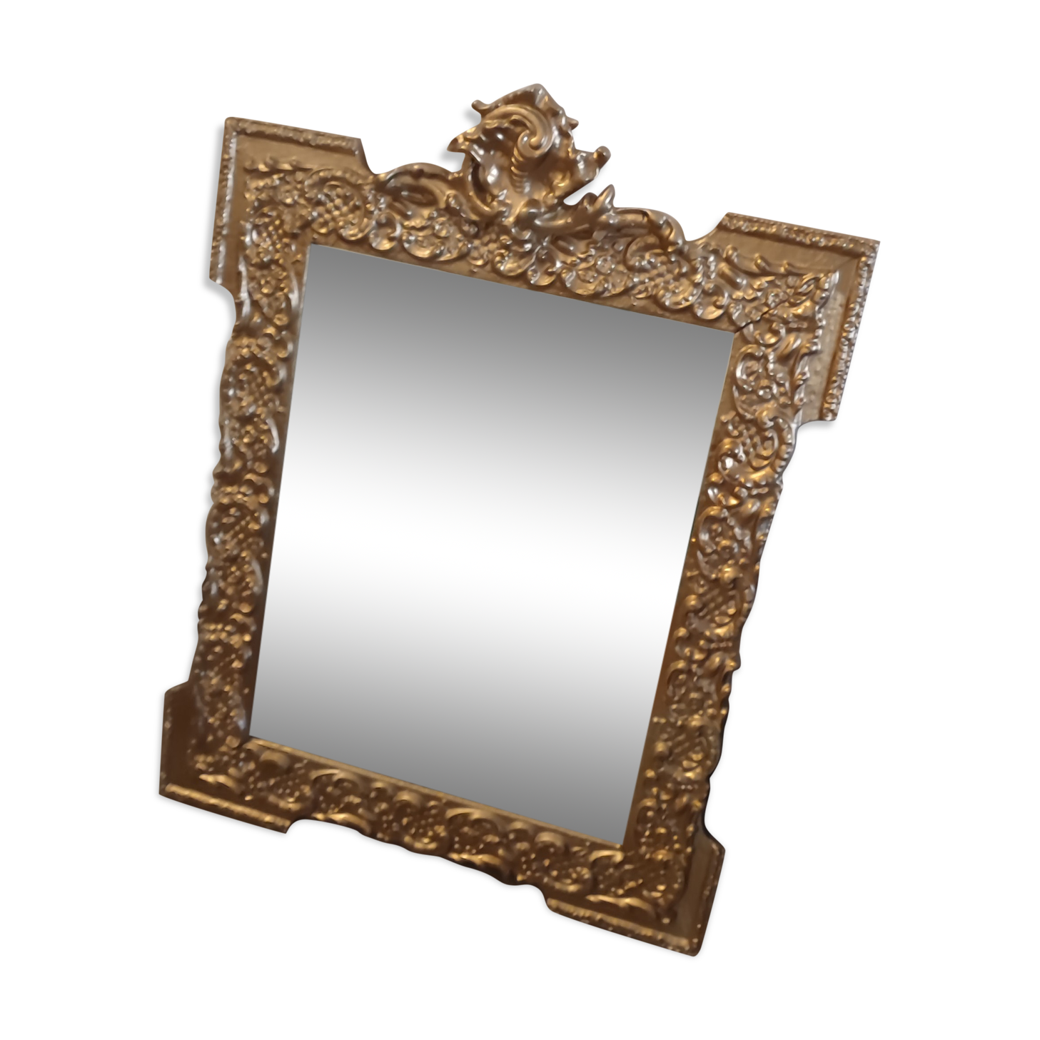 Vintage golden mirror