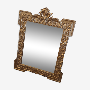 Vintage golden mirror