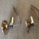 4 vintage wall lamps