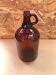 Old Lady Jeanne CLOROX Bottle Vintage Brown Glass #A941