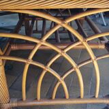 Rattan coffee table