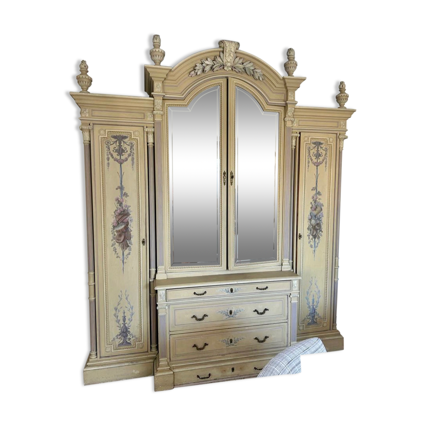 Louis XVI Style Lacquered Wardrobe