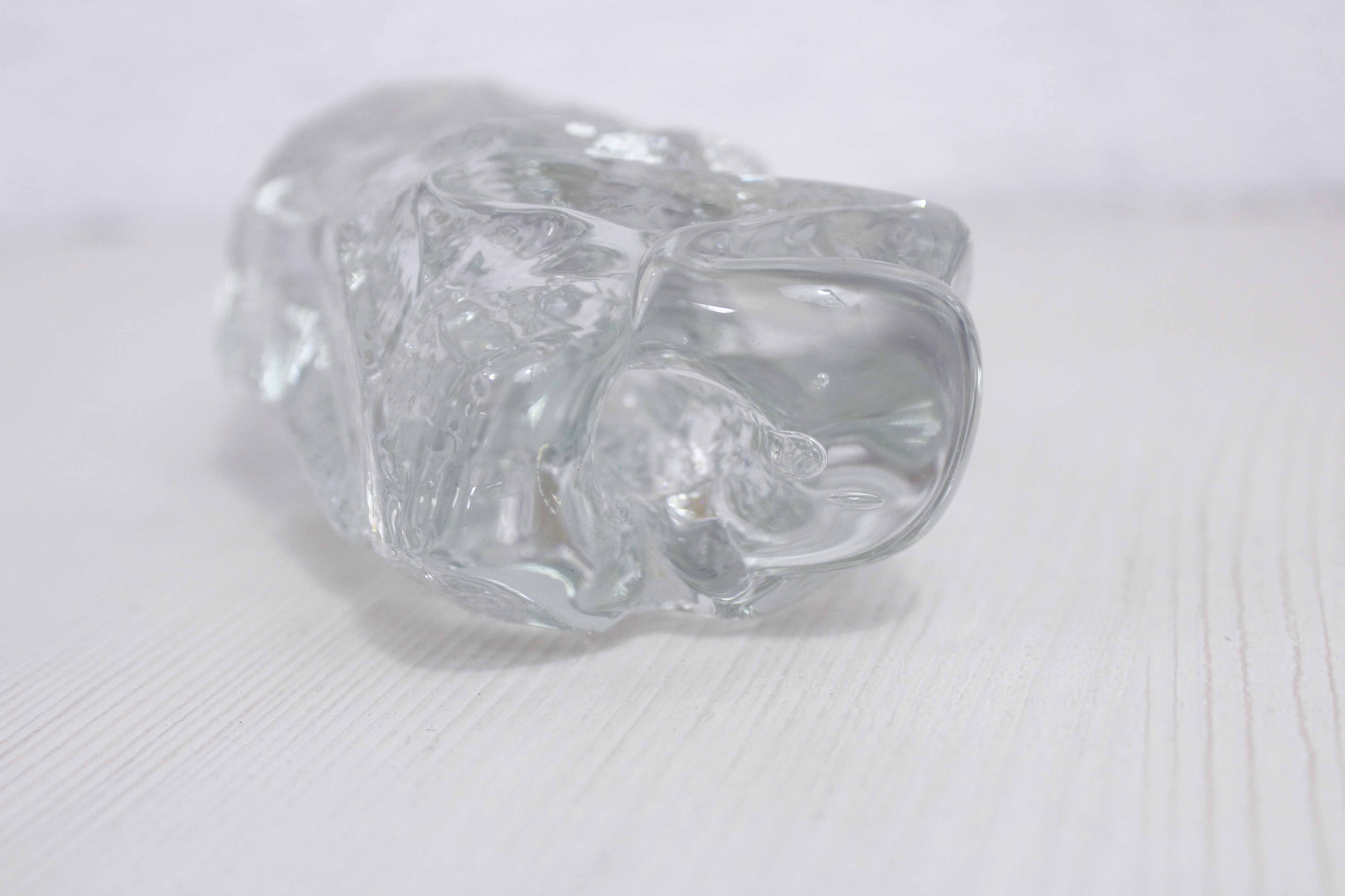 Soliflore "ice" glass 70s