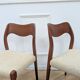 2 vintage chairs by Niels Otto Moller