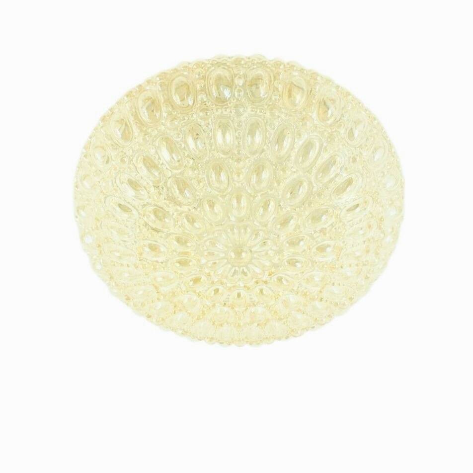 Large Amber Bubble Glass Ceiling Ceiling Light - H.Tynell, Limburg, 1960s
