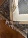 Vintage coffee table in glass and gilded brass