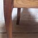 Fauteuil de bureau en noyer massif XIX°