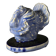 Art Deco ceramic animal sculpture, Blue Turkey, 1930