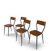 Chaises italiennes du milieu du siècle, années 1960.