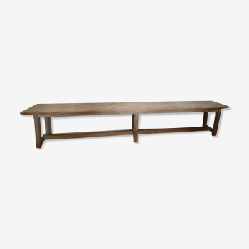 Wooden bench