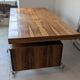 Rio rosewood executive desk, 1970s.