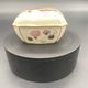 Vintage porcelain jewellery box Zsolnay Pécs, hand-painted, d