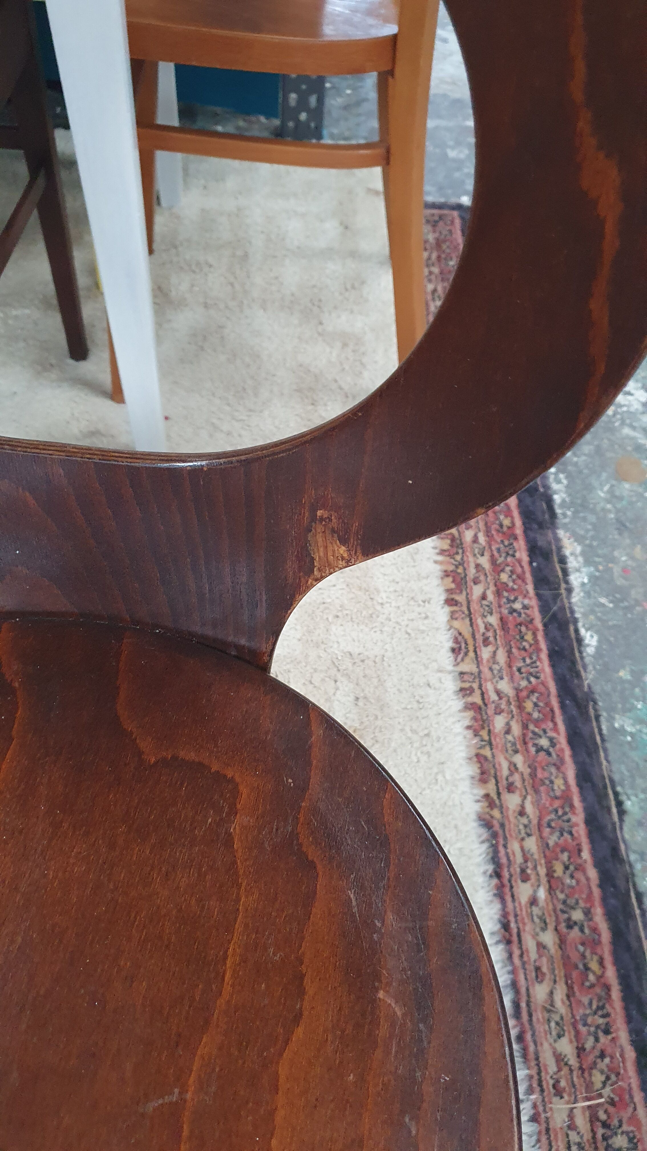 Set of 3 bistro chairs model Baumann's Seagull