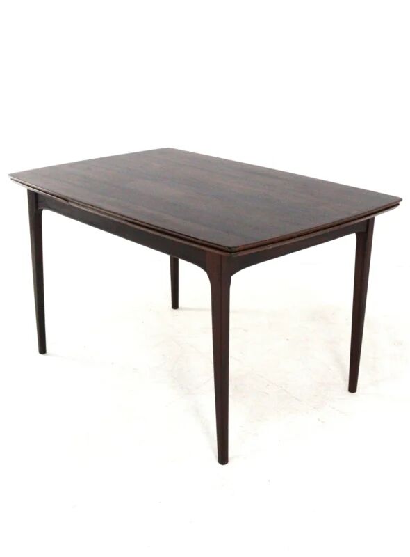 Rosewood rectangular extendable dining table 'Goes'